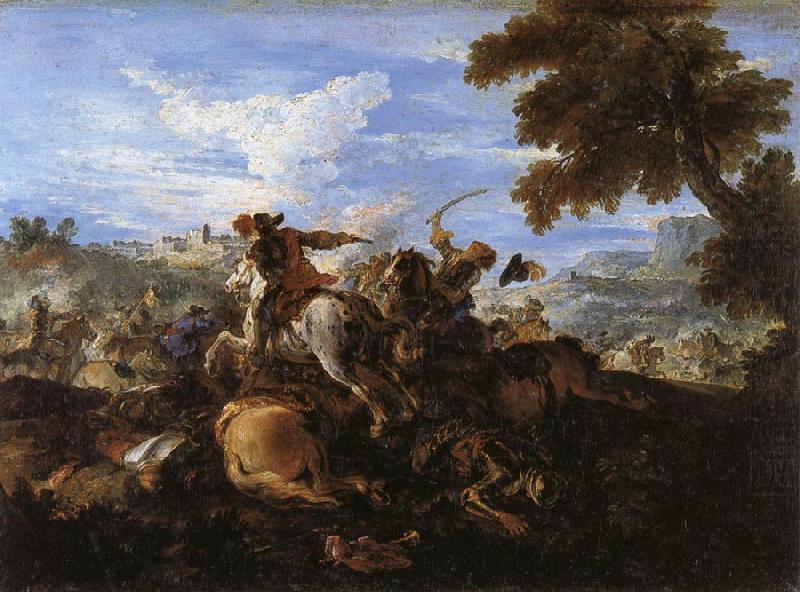 Parrocel, Joseph Cavalry Battle china oil painting image